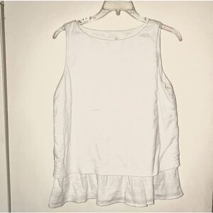 J.Jill White Layered Top